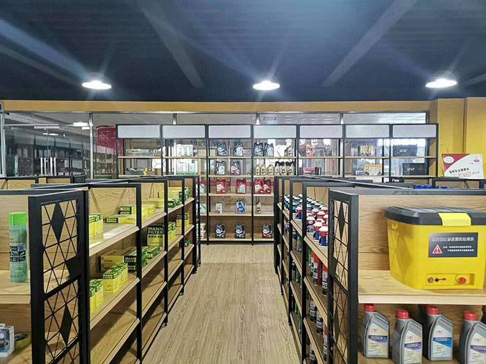 带端头钢木货架